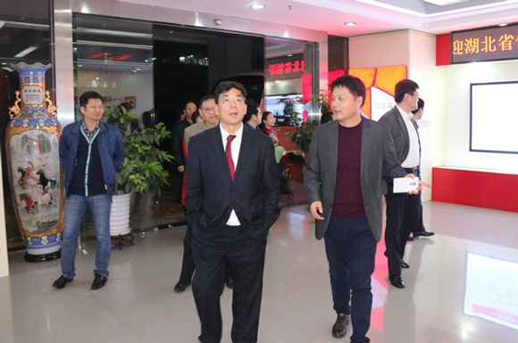 湖北省副省长曹广晶等领导一行莅临锐科激光参观考察